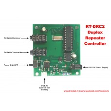 INNOTEK RT-DRC2 Duplex Repeater Controller Module with RT-4PS DIY Radio Connection Cable