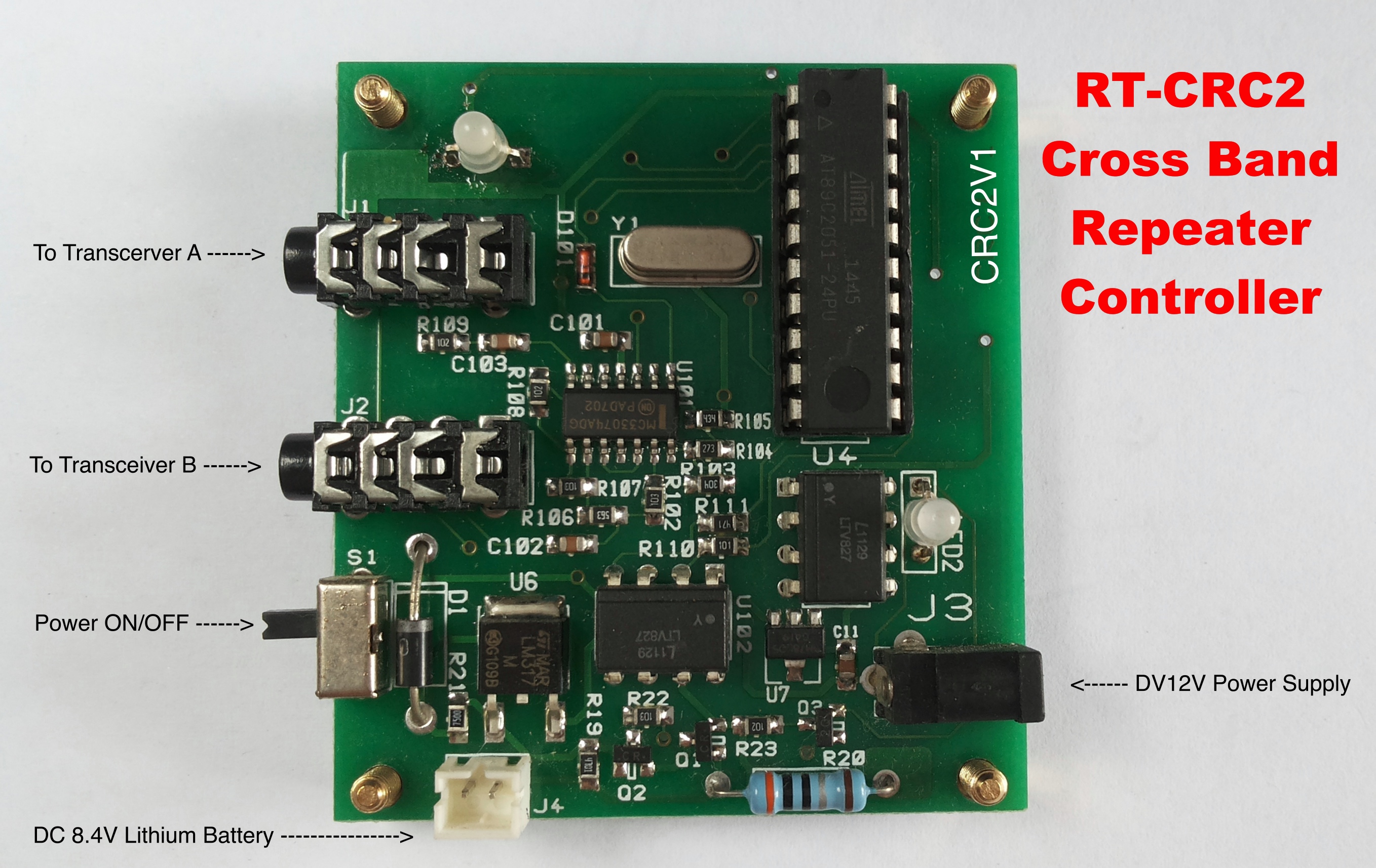 INNOTEK RTCRC2 Cross Band Repeater Controller Module For Radio DIY