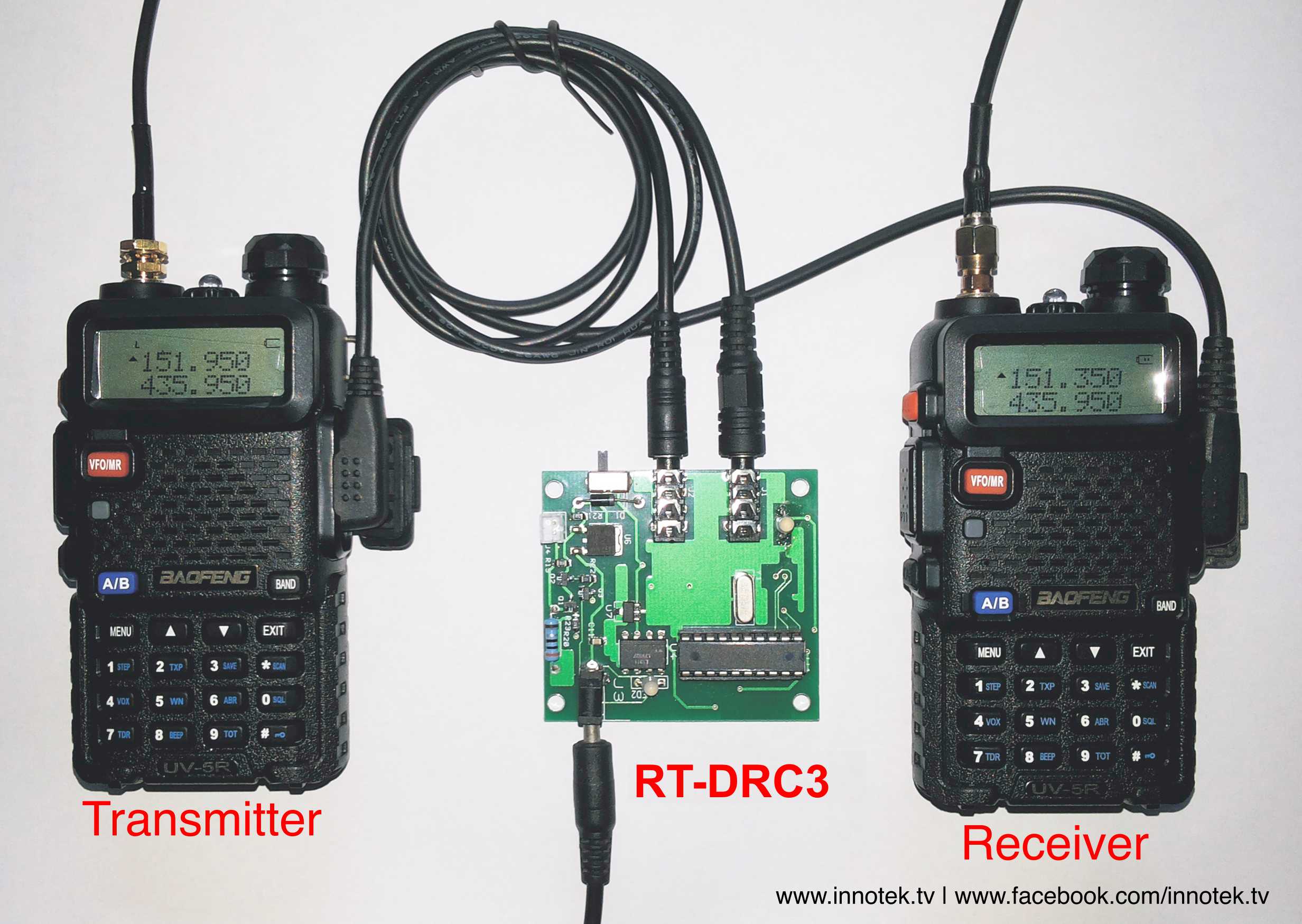 INNOTEK RT-DRC3 TOT Duplex Repeater Controller Module For Kenwood Radio DIY
